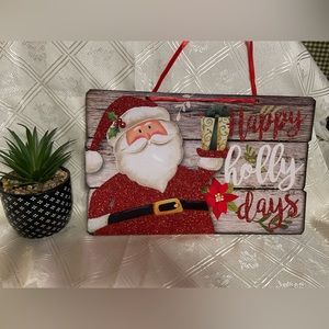 Santa Plaque